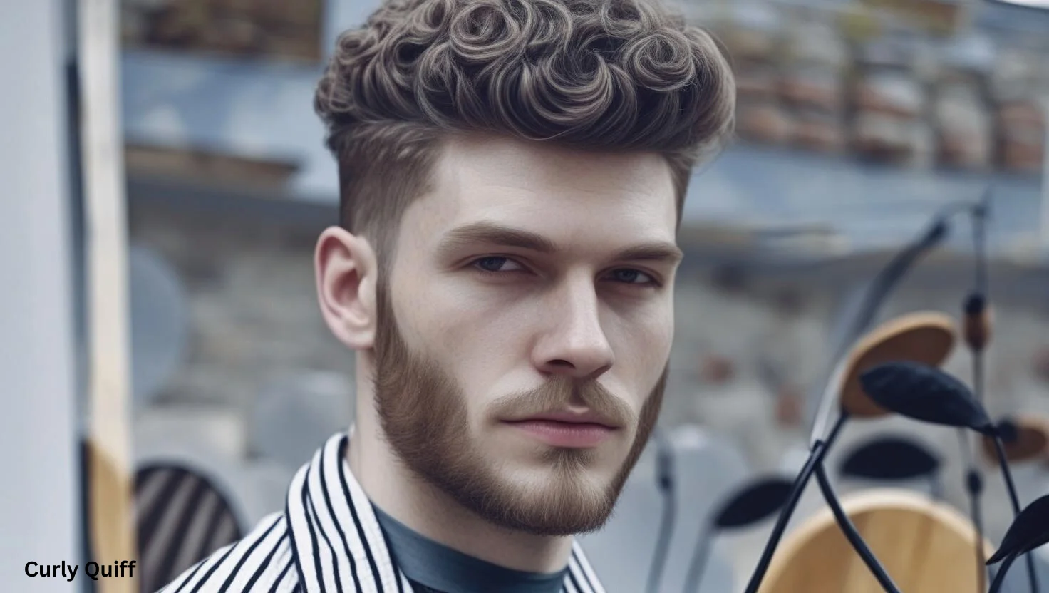 Curly quiff