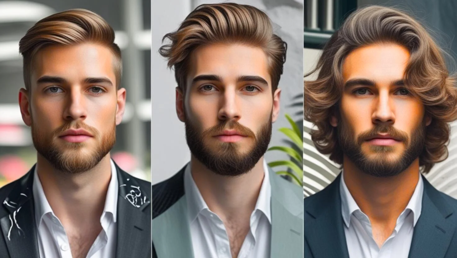 Straight vs curly hairstyles