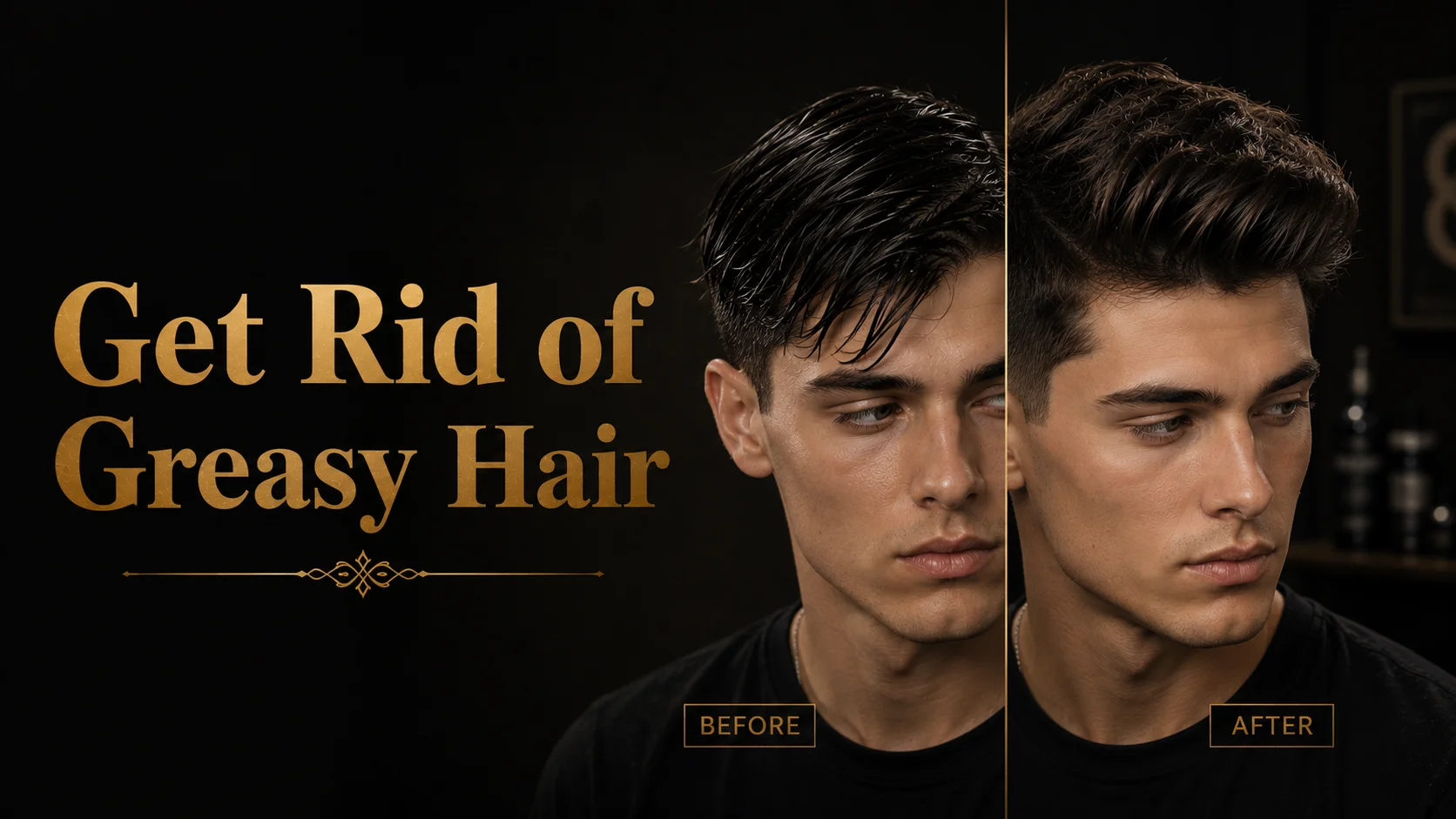 get rid of greasy hair
