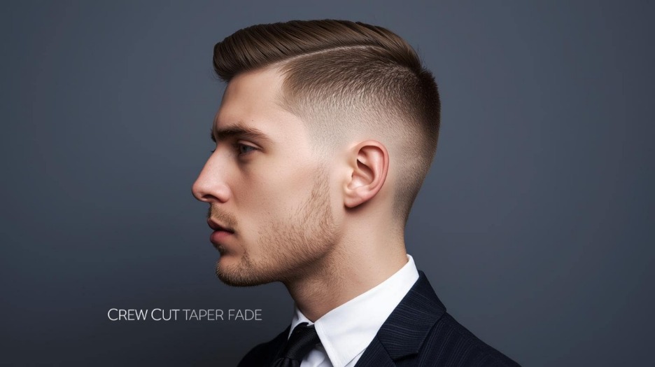 crew cut taper fade