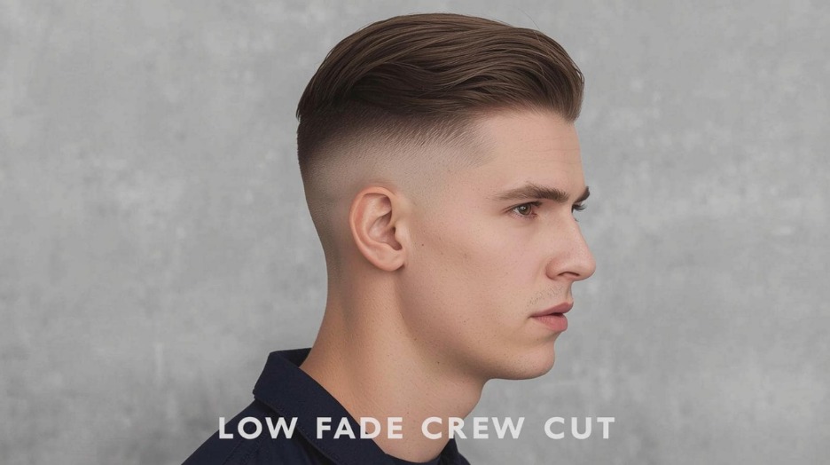low fade crew cut