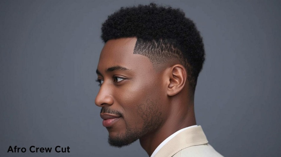 afro crew cut
