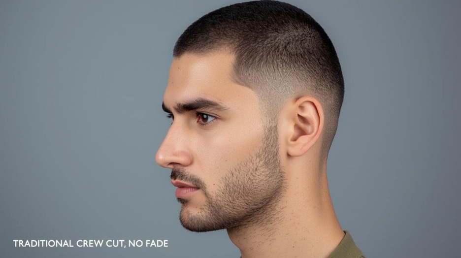 raditional Crew Cut but with No Fade