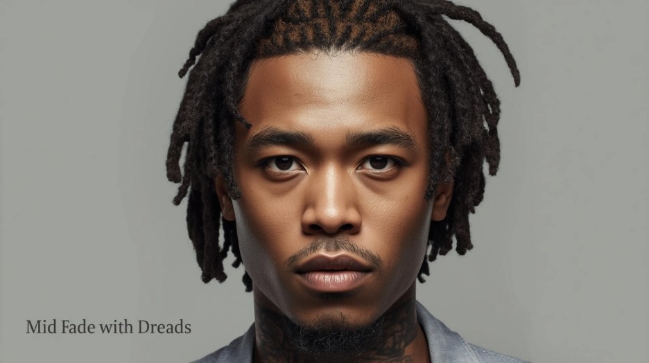 Mid Fade with Dreads