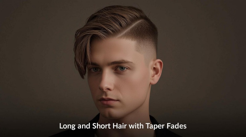 Long and Short Hair with Taper Fades