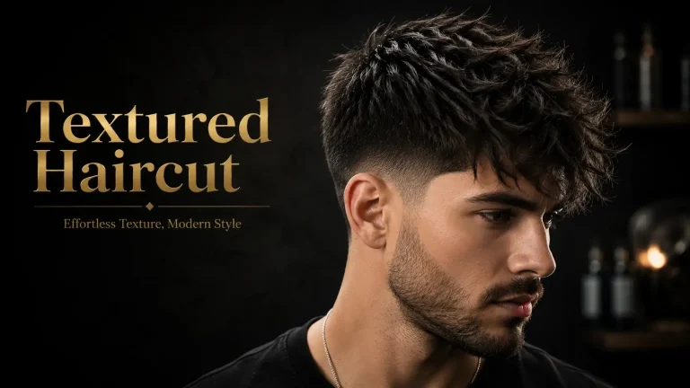 textured haircut for men