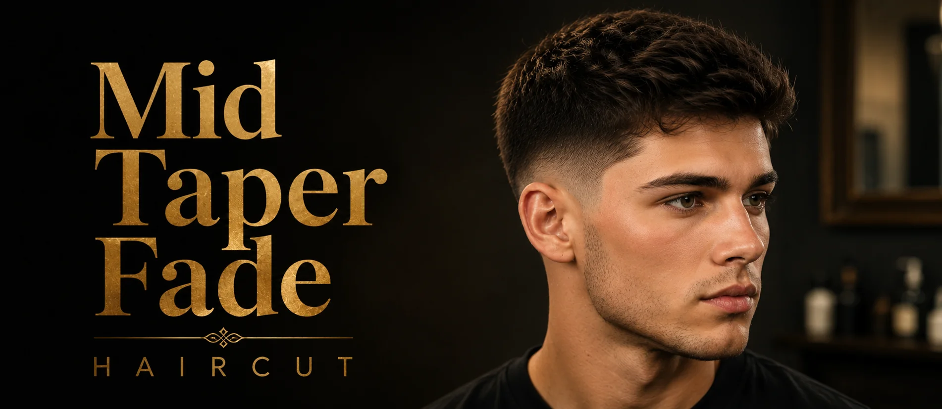 mid taper fade haircuts