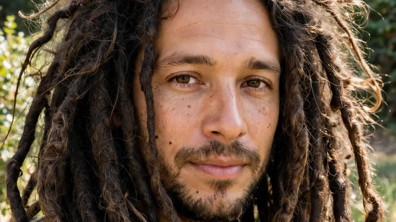 freeform dreads for men with long organic locs
