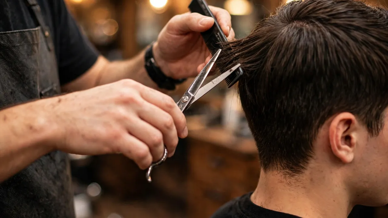 oval face haircuts for men with balanced proportions