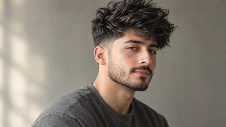 messy hairstyles for men